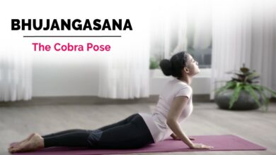 Yoga भुजंगासन, जिसे कोबरा पोज़ भी कहते हैं, एक मूलभूत योग आसन है जिसमें पीठ को मोड़ने वाला व्यायाम सांप के फन उठाने की मुद्रा जैसा दिखता है। यह छाती, कंधों और पेट को फैलाता है और रीढ़ की हड्डी व नितंबों को मजबूत बनाता है। यह मुद्रा सुधारने और कमर के निचले हिस्से के तनाव को कम करने में अत्यंत लाभकारी है।